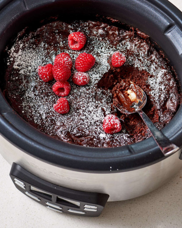 Slow Cooker Chocolate Lava Cake ⋆ CLEVER CHEF RECIPES